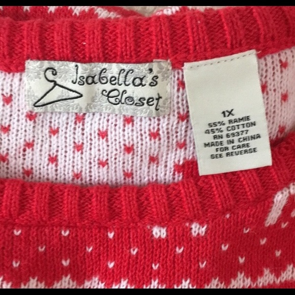 NWOT Christmas sweater 1X - Picture 6 of 8